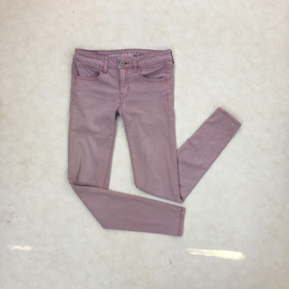 American Eagle skinny Jeggings jeans Pink size 2